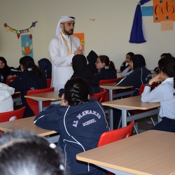 E-Crime & Cyber Bullying Orientation from Dubai Police, Grade 5-7 Girls