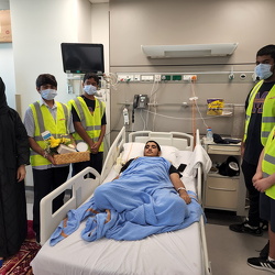 Visit to Rashed Hospital on the International Accident Day