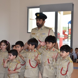 Dubai Police Visit, KG