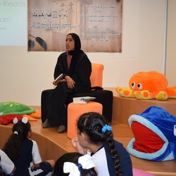 UAE101 - Roudha Al Marri visit, Grade 5-8 Girls