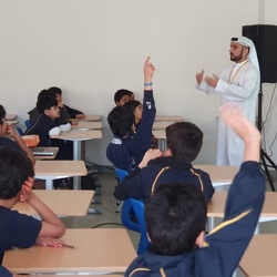 E-crime & Cyber Bullying Orientation from Dubai Police, Grade 5-6 Boys